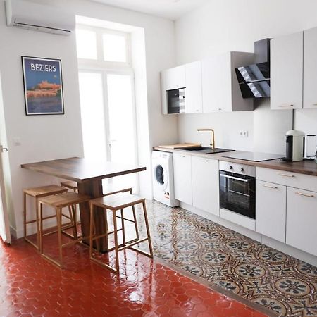Bright And Modern 3-Bedroom Apartment, 90M2 With Air Condition, In Béziers Exterior foto